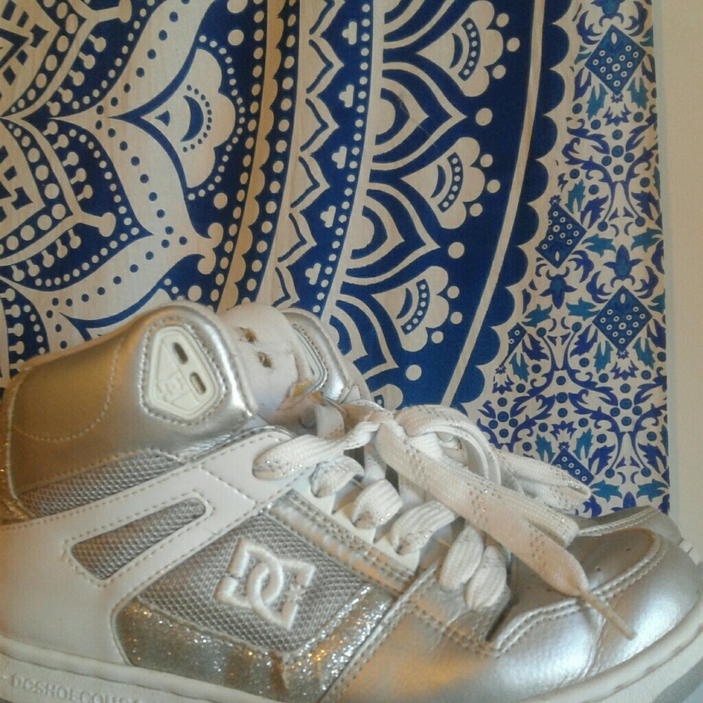 DG Silver Sparkle Sneakers